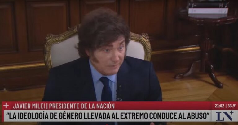 Milei volvió a calificar a los homosexuales de pedófilos y dijo que los nazis eran «zurditos»