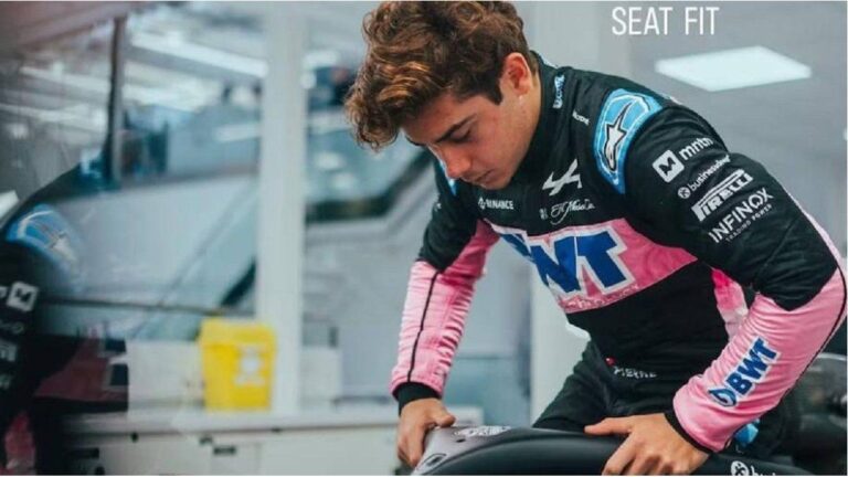 Franco Colapinto probó por primera vez un auto de Alpine de Fórmula 1