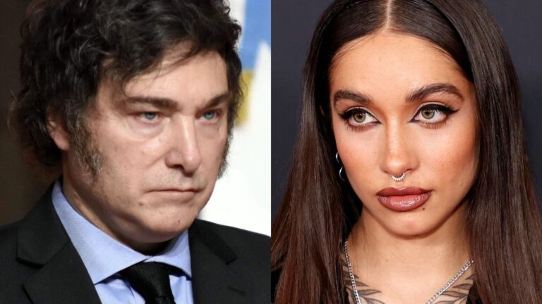 Javier Milei apuntó contra María Becerra por cuestionar la ayuda pública a El Bolsón