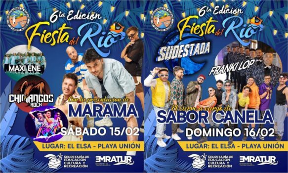 Este sábado la Fiesta del Río recibe a la banda uruguaya Marama