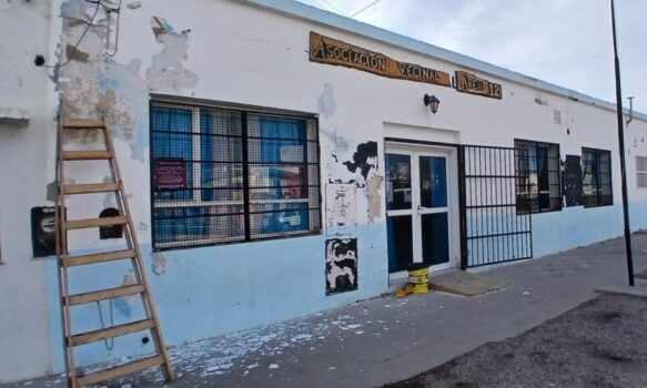 Vecinos del Área 12 de Rawson celebraron el final de la obra de adoquinado del Pasaje Epumer