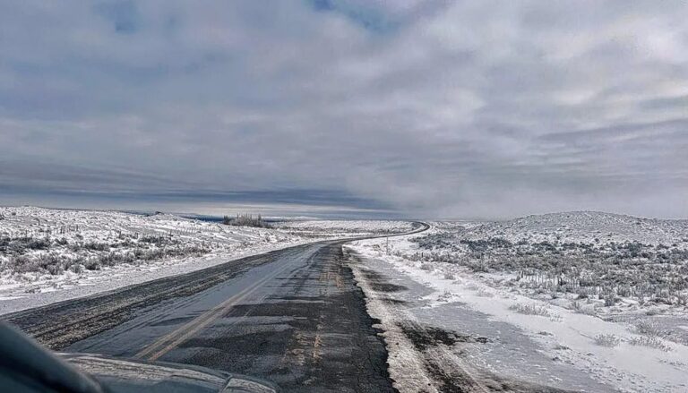 Emergencia en Chubut: un colectivo quedó varado en la ruta con casi 30 pasajeros a bordo