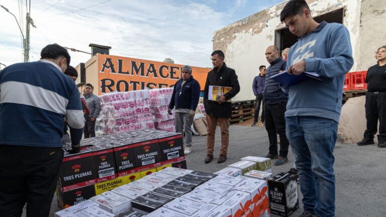 Secuestran en un camión mercadería sin declarar