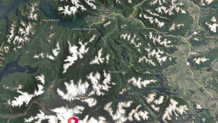 Nuevo temblor en el faldeo del volcán Hudson