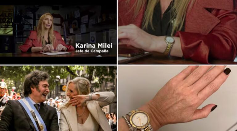 Pamela David afirmó que Karina Milei usa un reloj de 35.000 dólares y desató una polémica