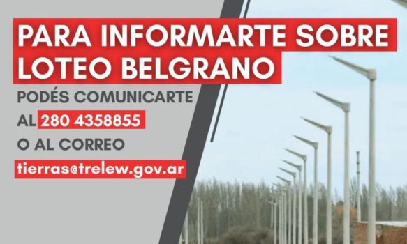 Reempadronamiento en Loteo Belgrano: último plazo para solicitar turno
