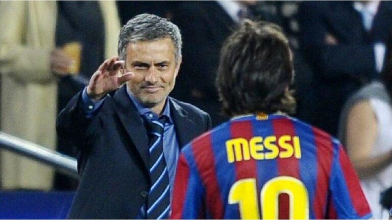 Mourinho sorprendió con un tremendo elogio a Messi: «El jugador que más me hizo crecer como entrenador»
