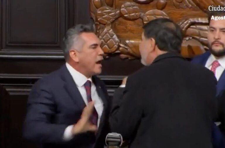 Escándalo en México: dos senadores se insultaron y terminaron a los golpes en el Congreso al final de una sesión