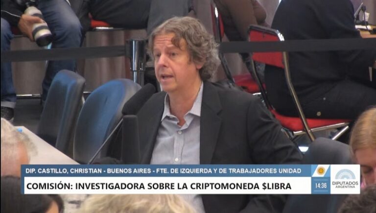 Christian Castillo sobre $LIBRA: Más que nunca hay que investigar hasta el final