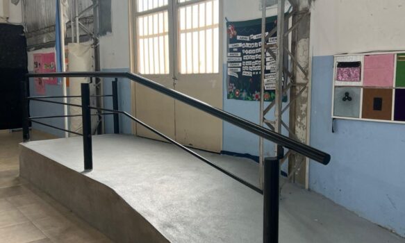 Provincia construyó un cerco perimetral en la Escuela N 519 de Comodoro Rivadavia