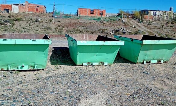 Programa Eco capital: la municipalidad de Rawson instaló los volquetes en el sector ex IAC