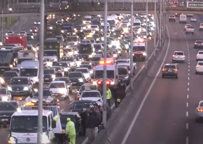 Caos en Panamericana: hubo demoras por accidentes este martes 9 de septiembre