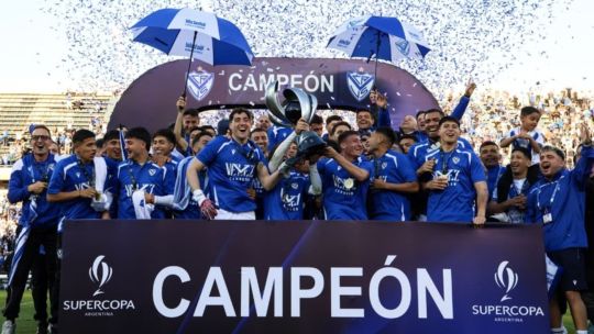 El modesto premio que recibió Vélez por ganar la Supercopa