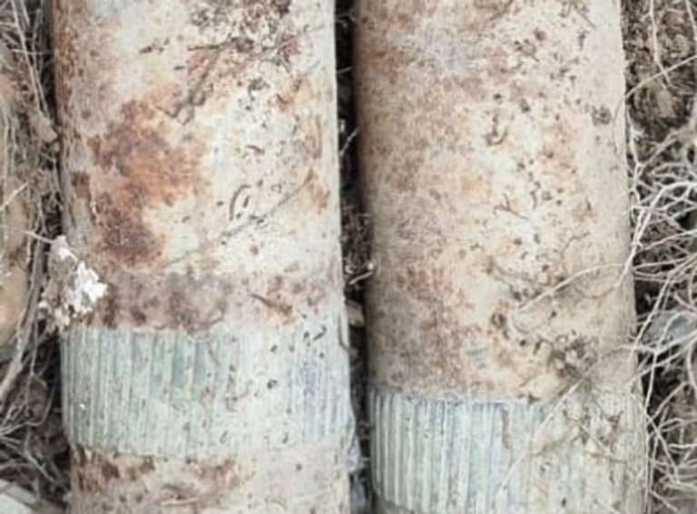 Impresionante hallazgo en Chubut: un hombre encontró tres proyectiles en un basural