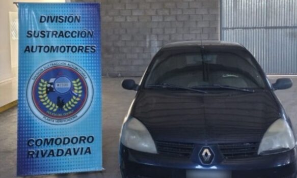 Encontraron un auto denunciado como robado en un taller de Comodoro Rivadavia