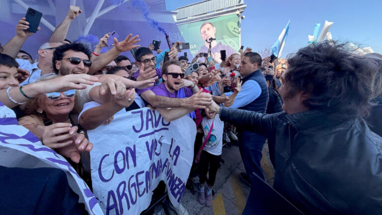 Incidentes en la visita de Milei a Santa Fe