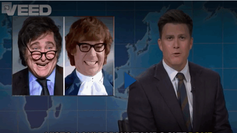 Milei, personaje de comedia