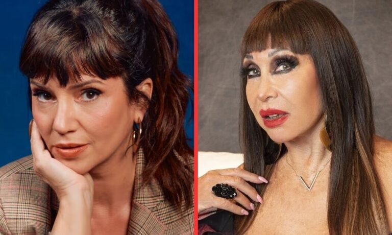 Se filtraron las primeras fotos de Griselda Siciliani interpretando a Moria Casán