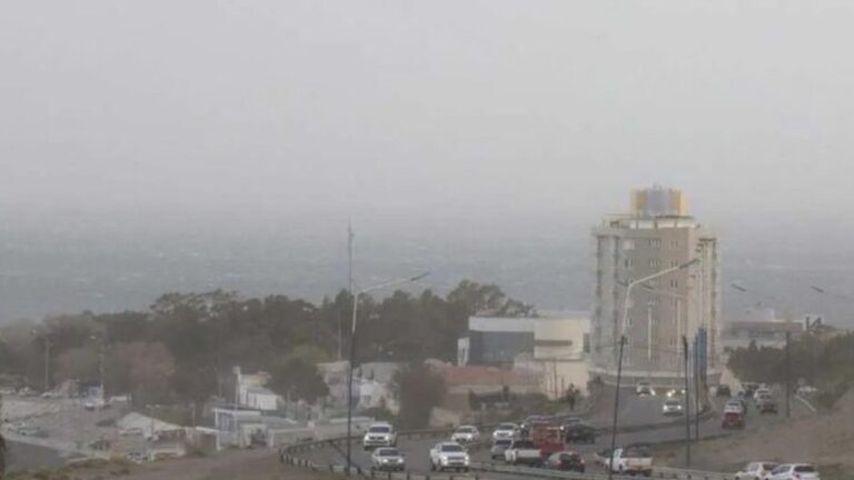 Martes ventoso en Comodoro: ráfagas de hasta 87 km/h