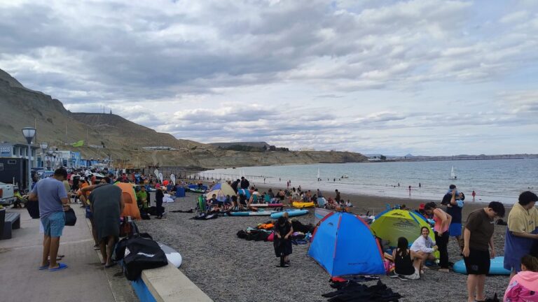 Estalló el verano en Comodoro: la temperatura superó las expectativas y la ciudad se convirtió en un horno