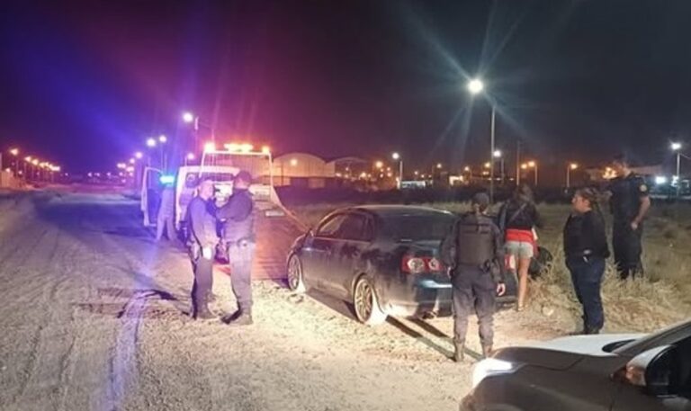 Intentó escapar de un control, se negó al test de alcoholemia y terminó detenido en Chubut