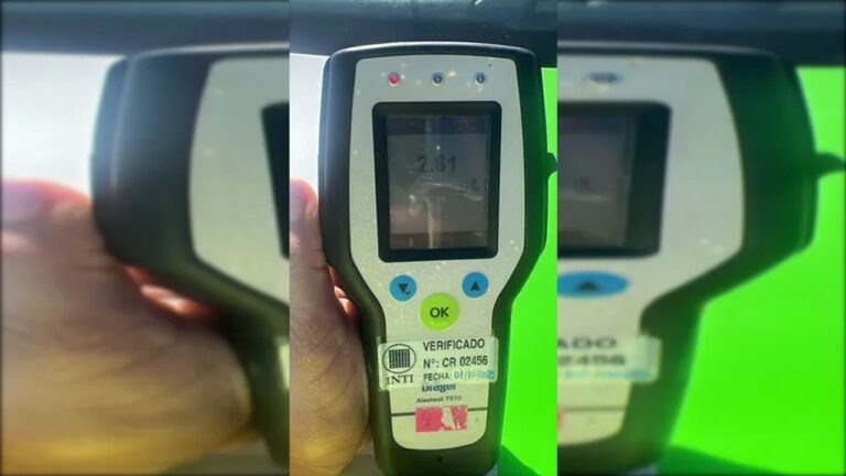 Ruta 65: detectaron a un hombre con 2,61 de alcohol en sangre durante un operativo