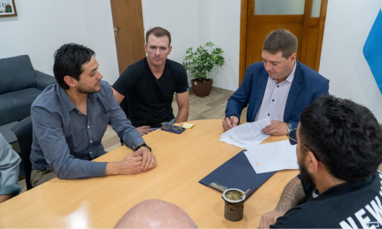 Municipio y el SEC firmaron convenio para mejorar el acceso al Parque Rawson