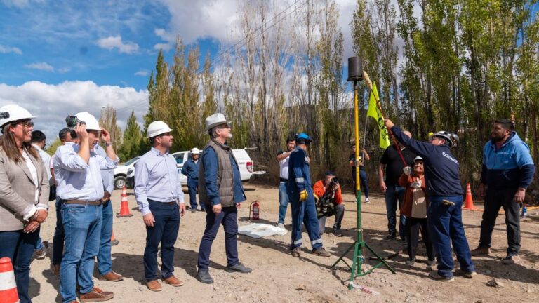 Se inauguró la obra de gas en barrio Centenario