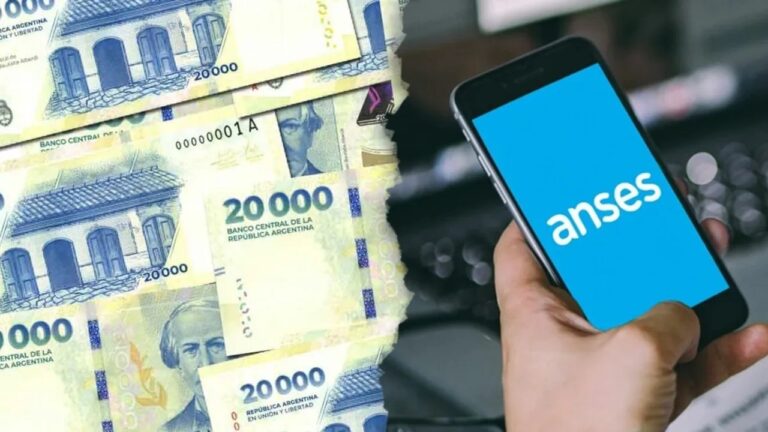 Logo de ANSES junto a un calendario y símbolos de familia y asistencia social.