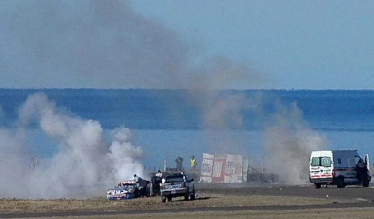 Accidente de Guillermo Castellanos en el Turismo Carretera en Comodoro Rivadavia
