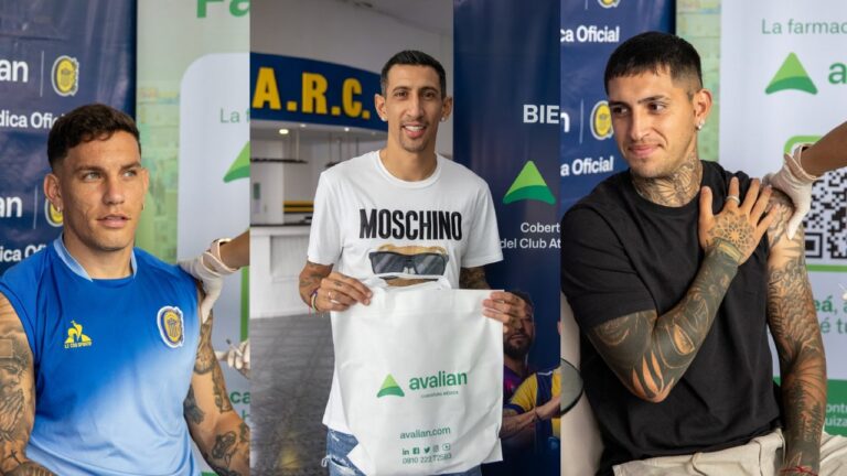 Equipo médico de Avalian aplicando vacuna antigripal en instalaciones de un club de fútbol.