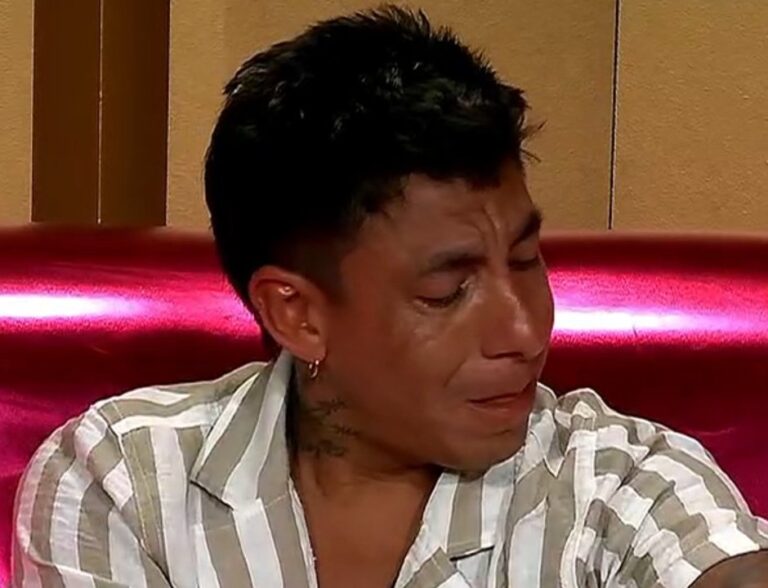 Brian Sarmiento durante entrevista en el ciclo de Santiago del Moro tras eliminación de Gran Hermano