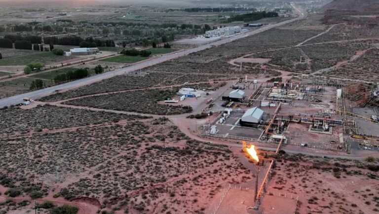 Mapa esquemático de la cuenca neuquina con destaque en las áreas de Aguada del Chivato y Aguada Bocarey.
