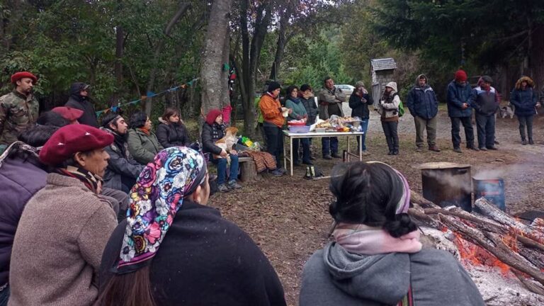 Vista del predio en conflicto en Villa La Angostura, provincia de Neuquén