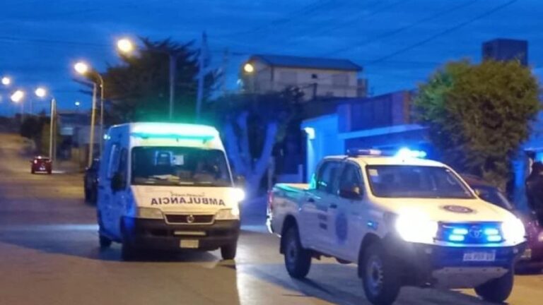 Zona del incidente en Puerto Deseado, Santa Cruz, donde un hombre fue herido y detenido.