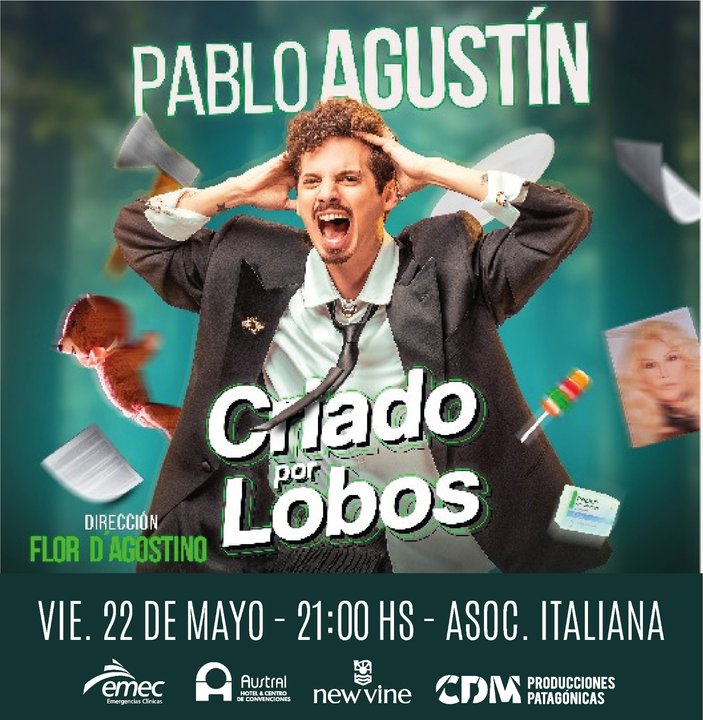 Pablo Agustín en escena durante la obra 