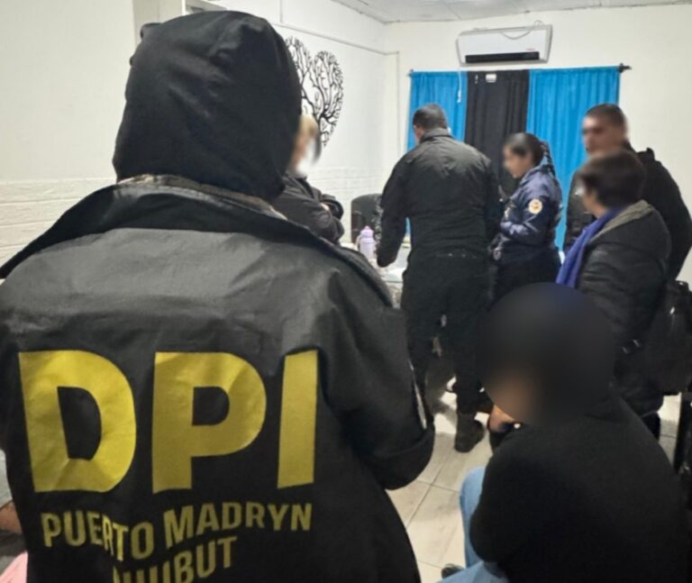 Ilustración genérica de un operativo policial en la provincia de Chubut.