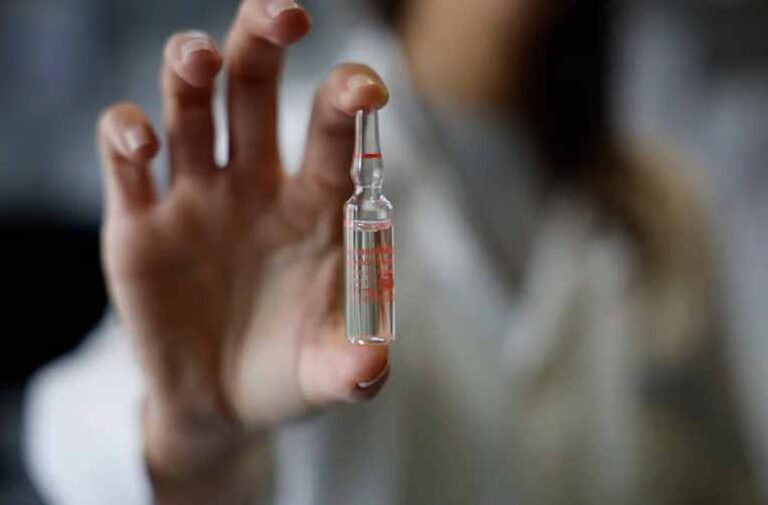 Ampollas de propofol en un hospital