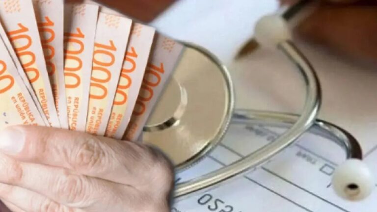 Gráfico ilustrativo mostrando la evolución de las cuotas de medicina prepaga en Argentina.