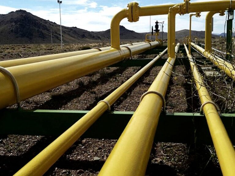 Obra de ampliación del Gasoducto Perito Moreno en la provincia de Neuquén