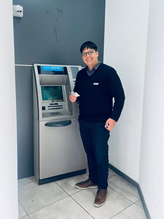 Cajero automático del Banco del Chubut en El Bolsón