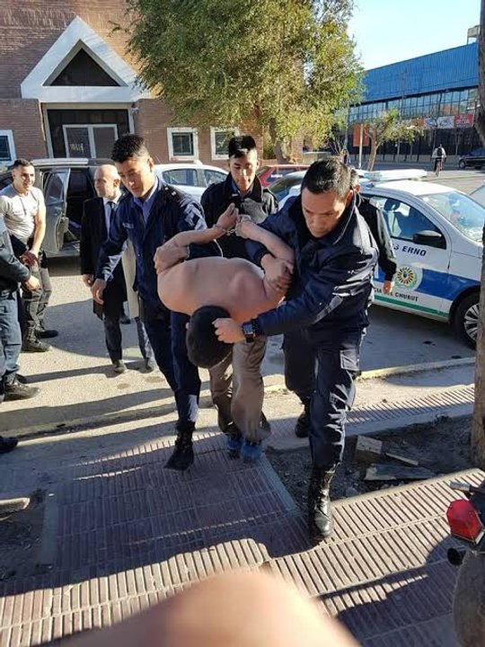 Franco Alí González detenido por crimen comerciante Bariloche