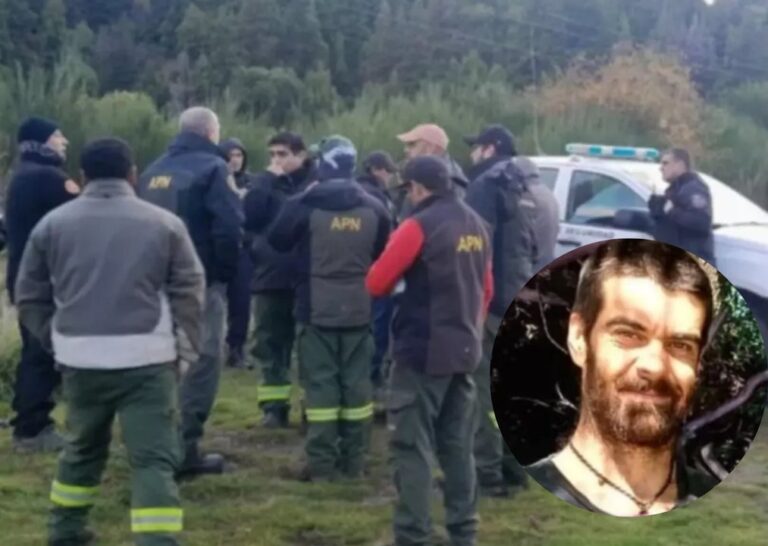 Operativo de búsqueda en la cordillera de Chubut con personal de rescate y drones
