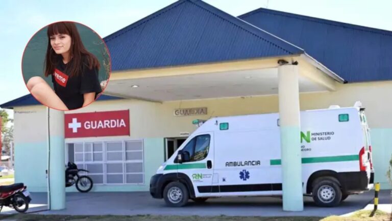 Lugar del accidente de tránsito en Cipolletti donde falleció una motociclista