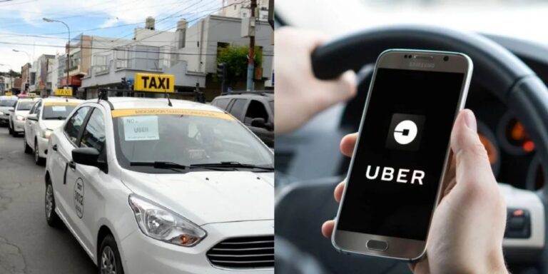 Control de tránsito a vehículo de transporte por aplicación en Comodoro Rivadavia