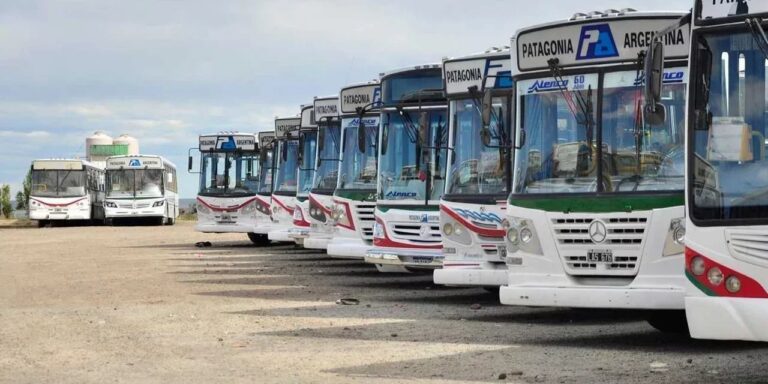 Colectivo de la empresa Patagonia Argentina en Comodoro Rivadavia