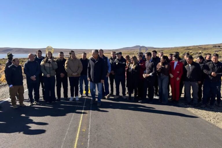 Ruta Provincial 46 repavimentada con nueva señalización horizontal