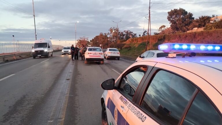 Accidente de tránsito múltiple en Comodoro Rivadavia