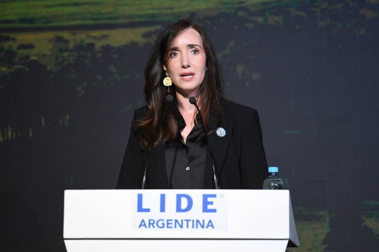 Vicepresidenta Victoria Villarruel en acto oficial