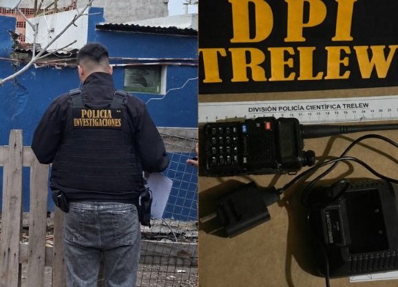Allanamiento policial en vivienda de calle Benavente en Trelew